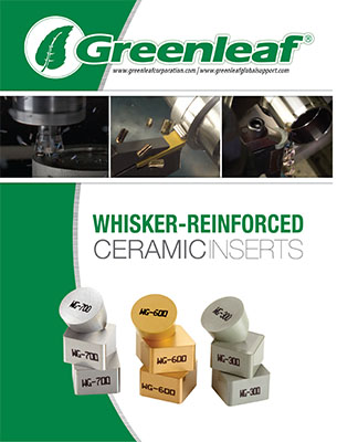 Greenleaf Corporation Whisker-Reinforced Ceramic Inserts brochure pdf